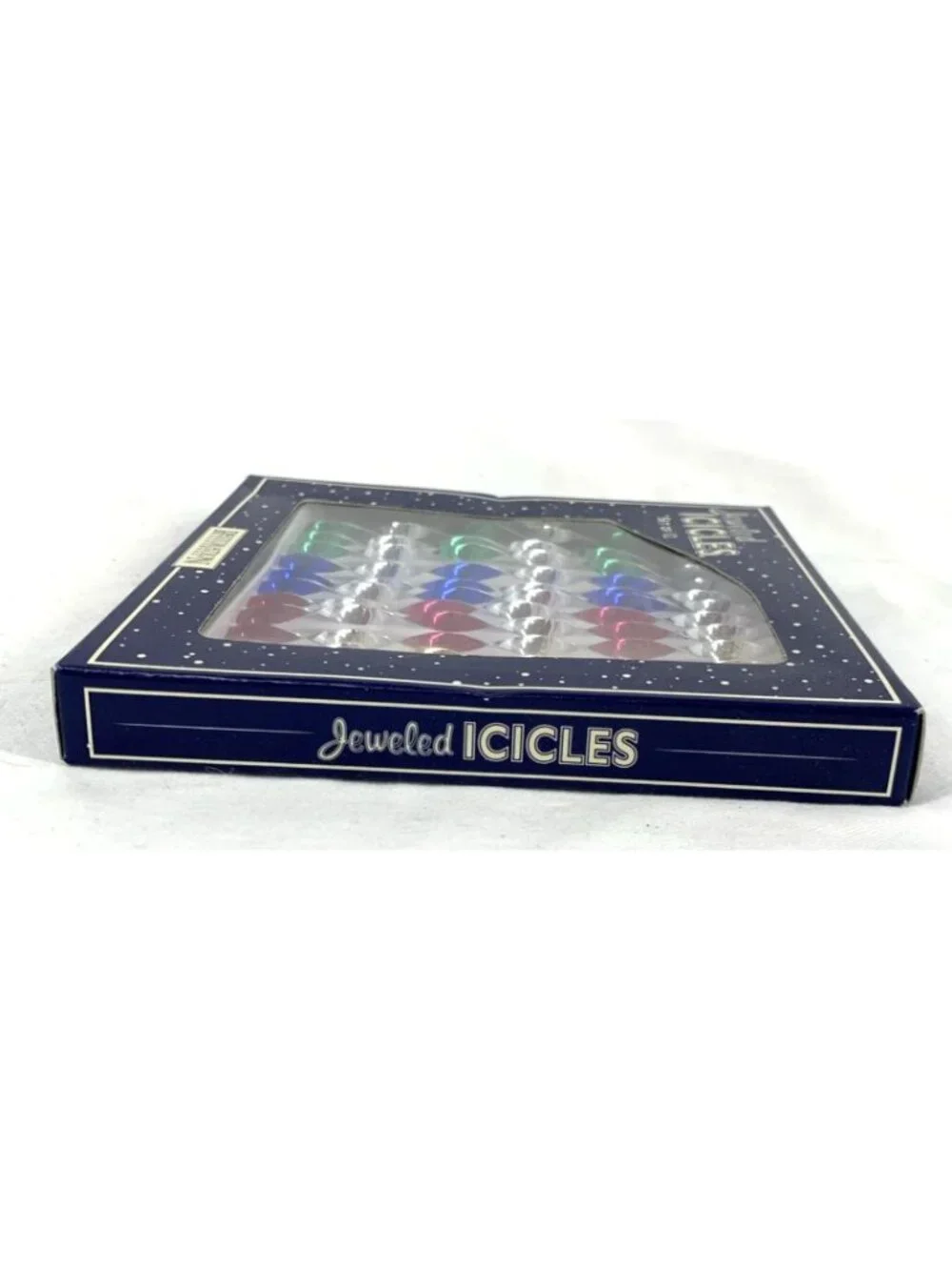Restoration Hardware Jeweled Icicles Multicolor Set of 12 w/ Box Metal